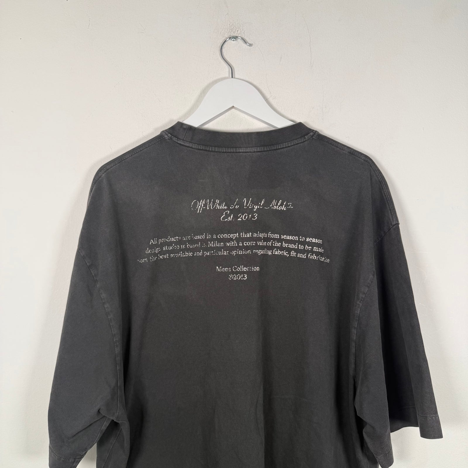 Off-White Grey 'Mary Skate' T-Shirt Size XXL