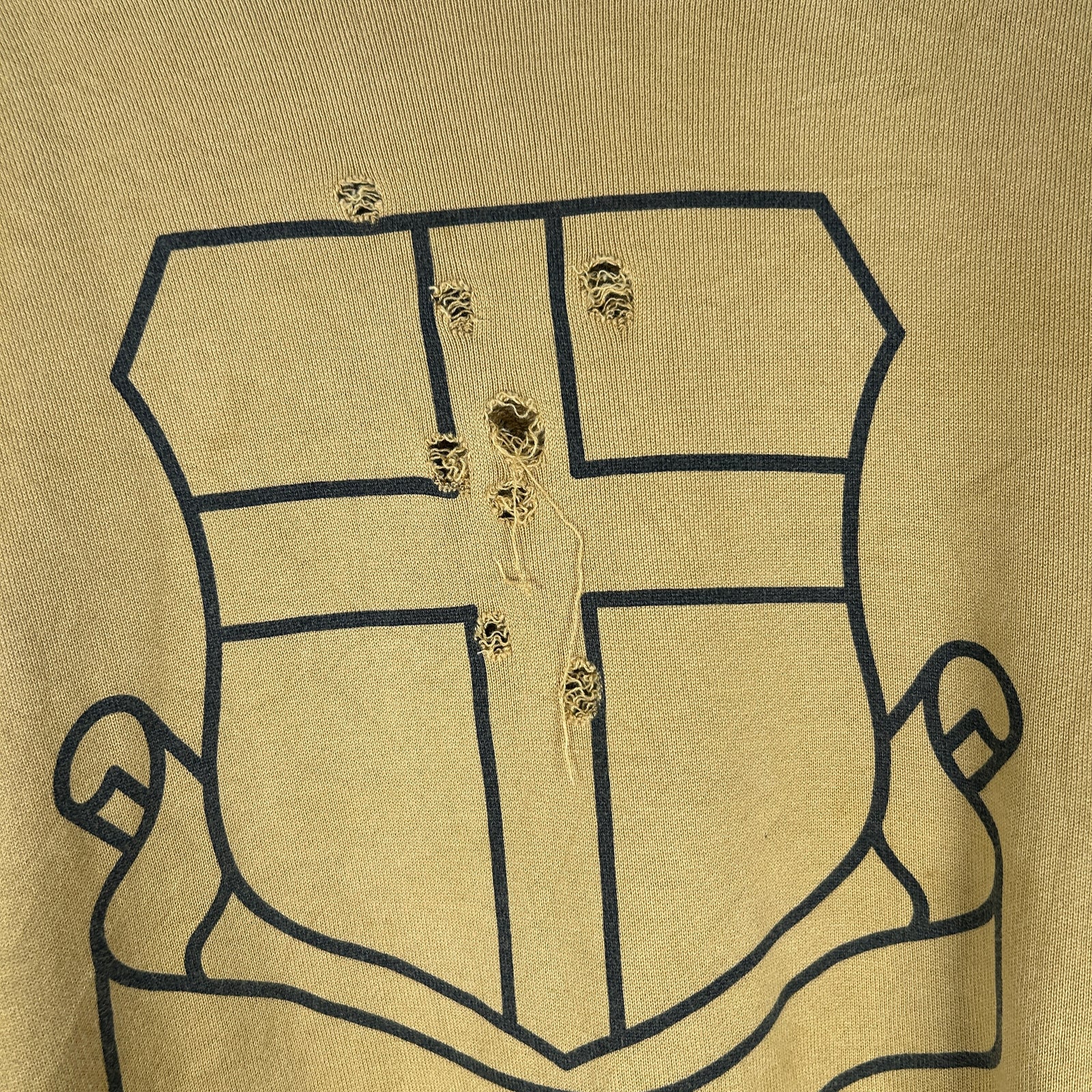 Number Nine Yellow Shield Crewneck Size 2