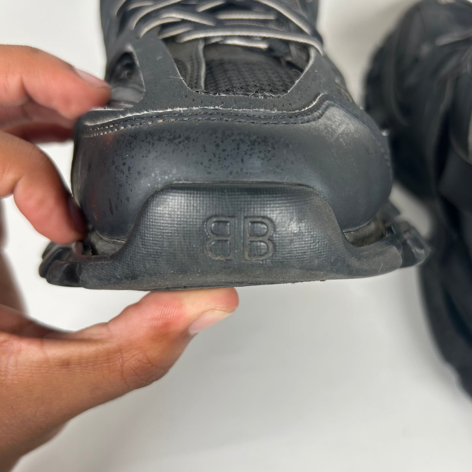 Balenciaga Black Track Sneakers Size 46