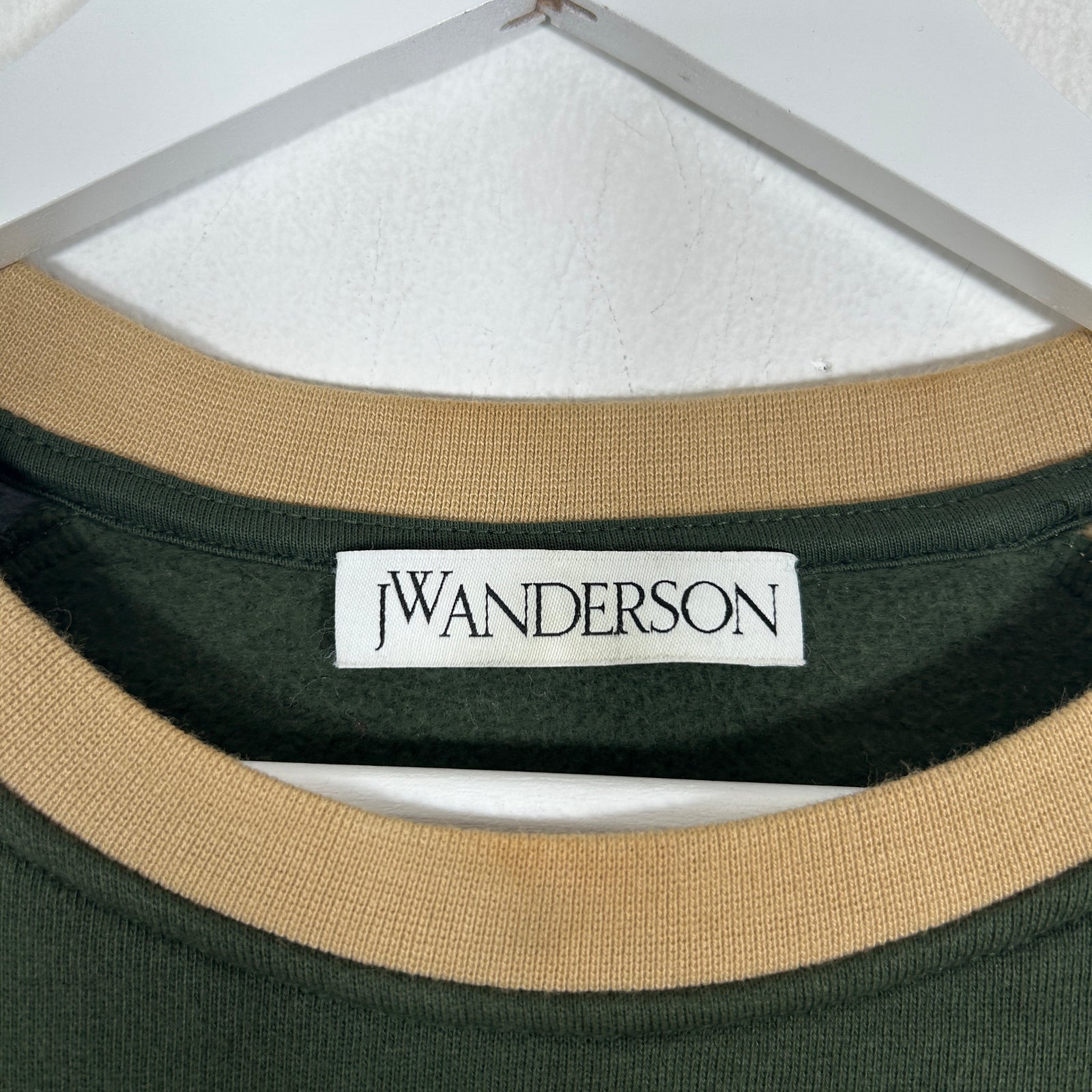 J.W. Anderson Color Block Logo Crewneck Size XL