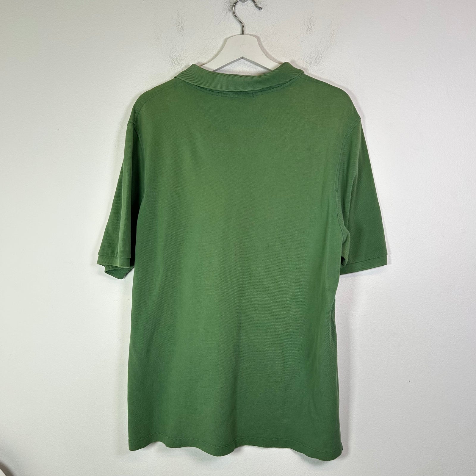 Burberry Green Logo Polo Size L