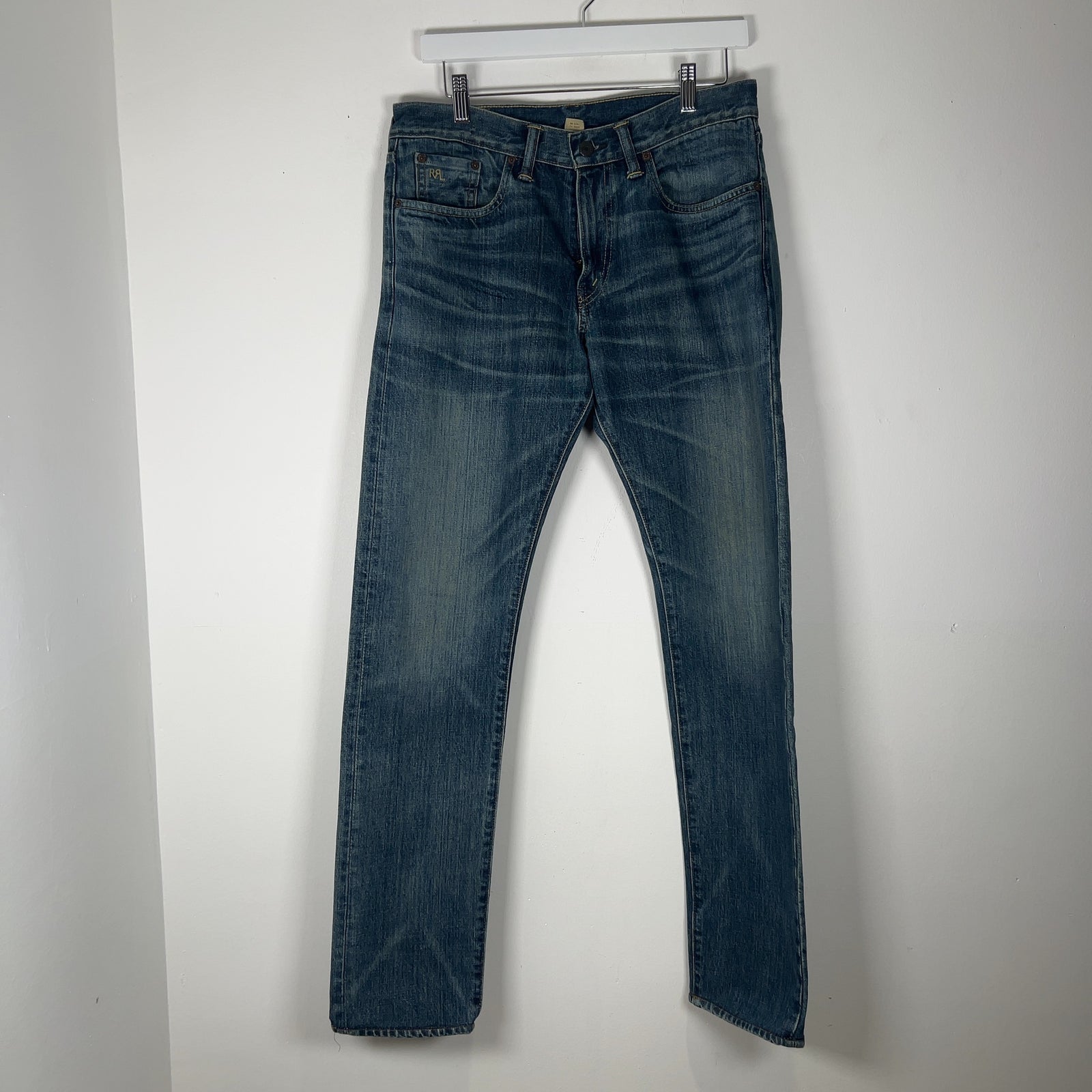 RRL Straight Fit Denim Jeans