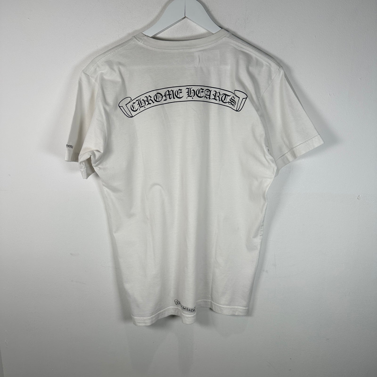 Chrome Hearts White Scroll T-Shirt Size M
