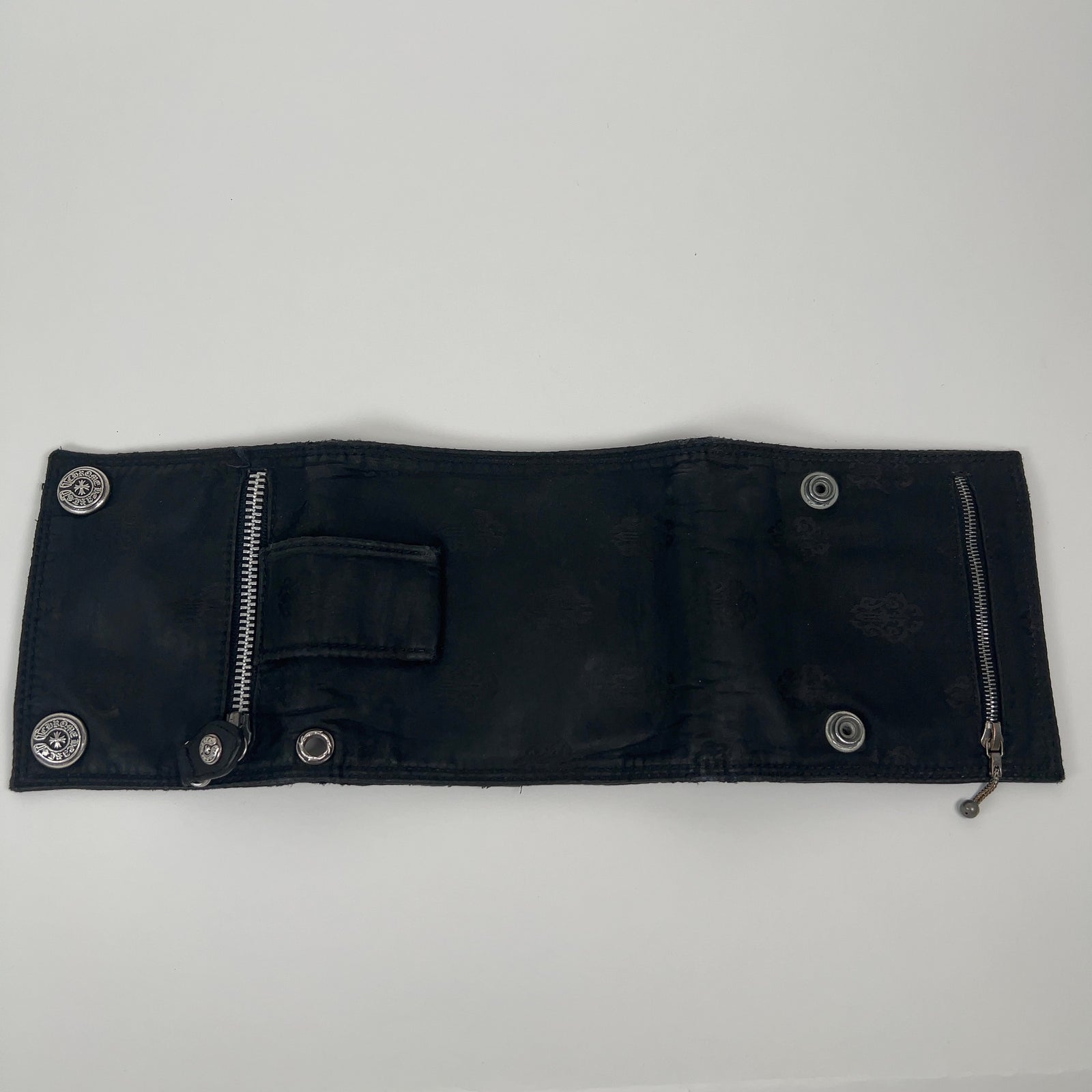 Chrome Hearts Nylon Motif Flap Wallet