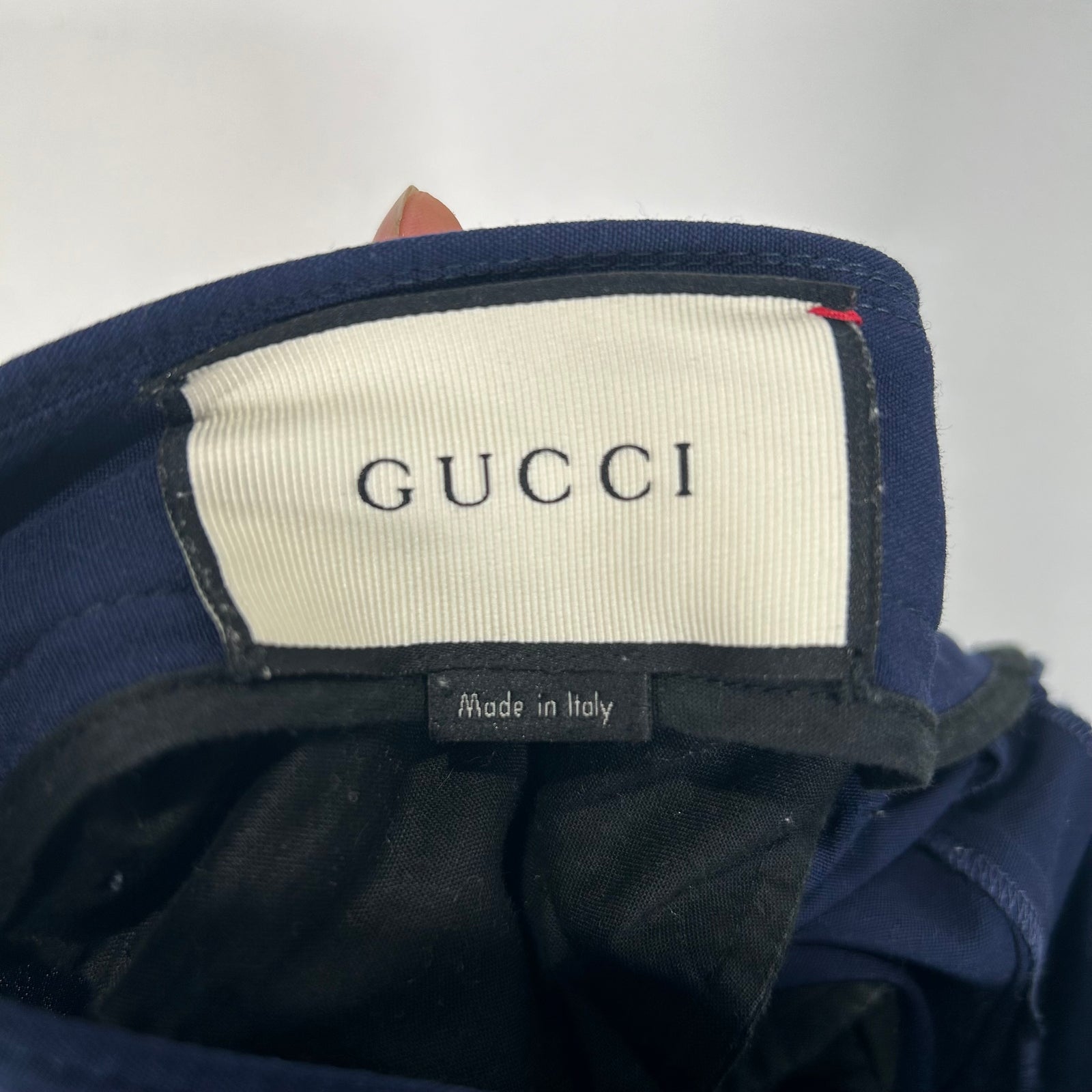 Gucci Navy Suit Pants Size 48