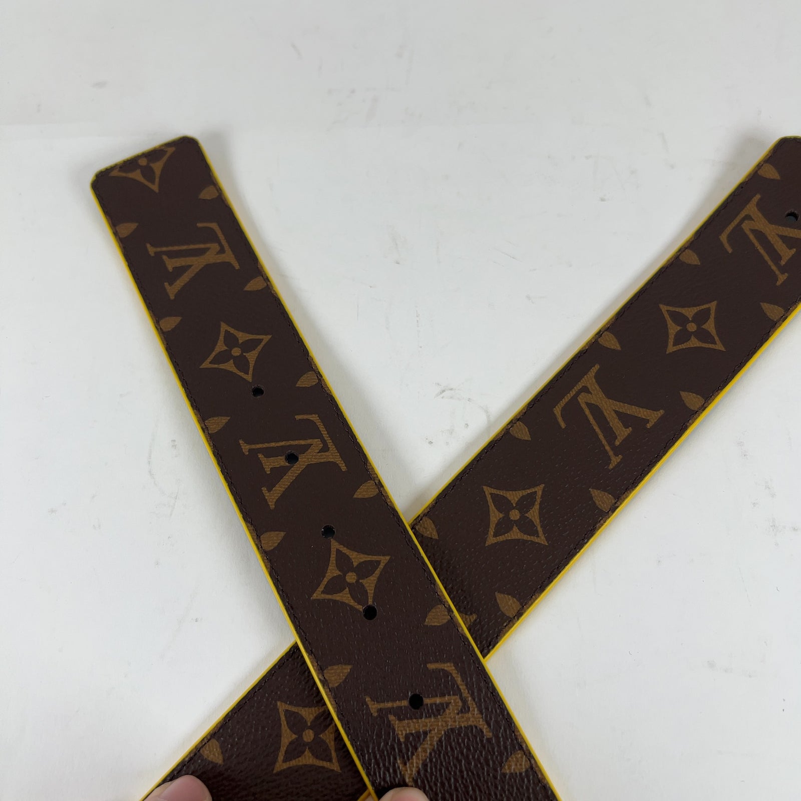 Louis Vuitton Reversible 'Glitch' Belt