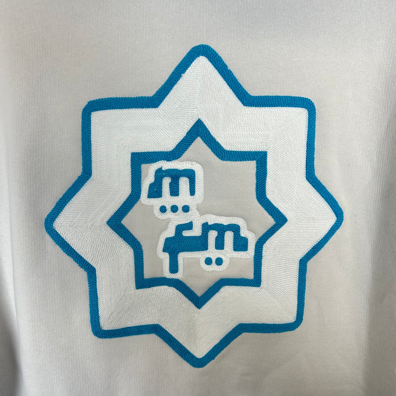 Murd333r.fm Blue/White Ice Billy Hoodie Size XL