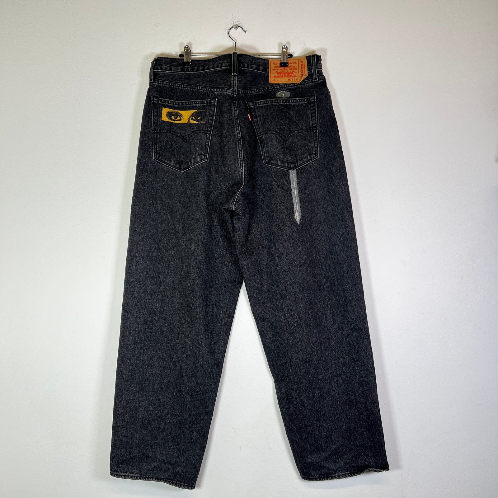 Undercover x Levi's 'Light Darkness' Darkwash Baggy Jeans Size 36