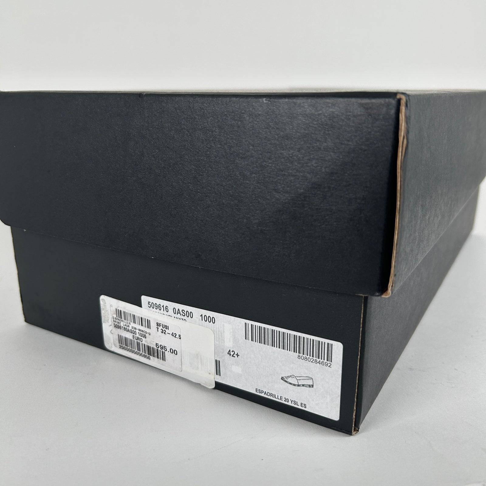 Saint Laurent 'YSL' Stitched Logo Espadrilles
