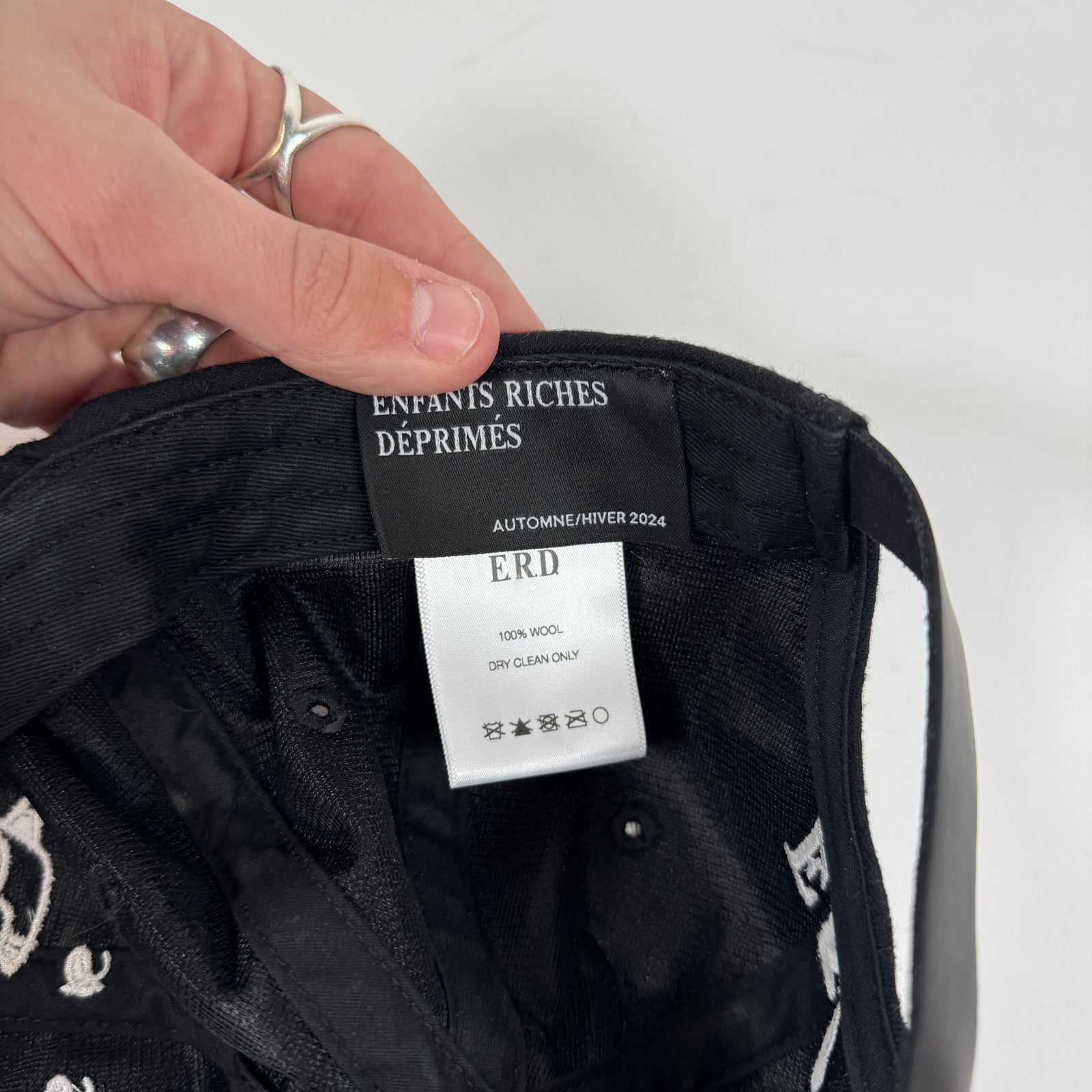 Enfants Riches Deprimes 'Mute Record' Wool Hat