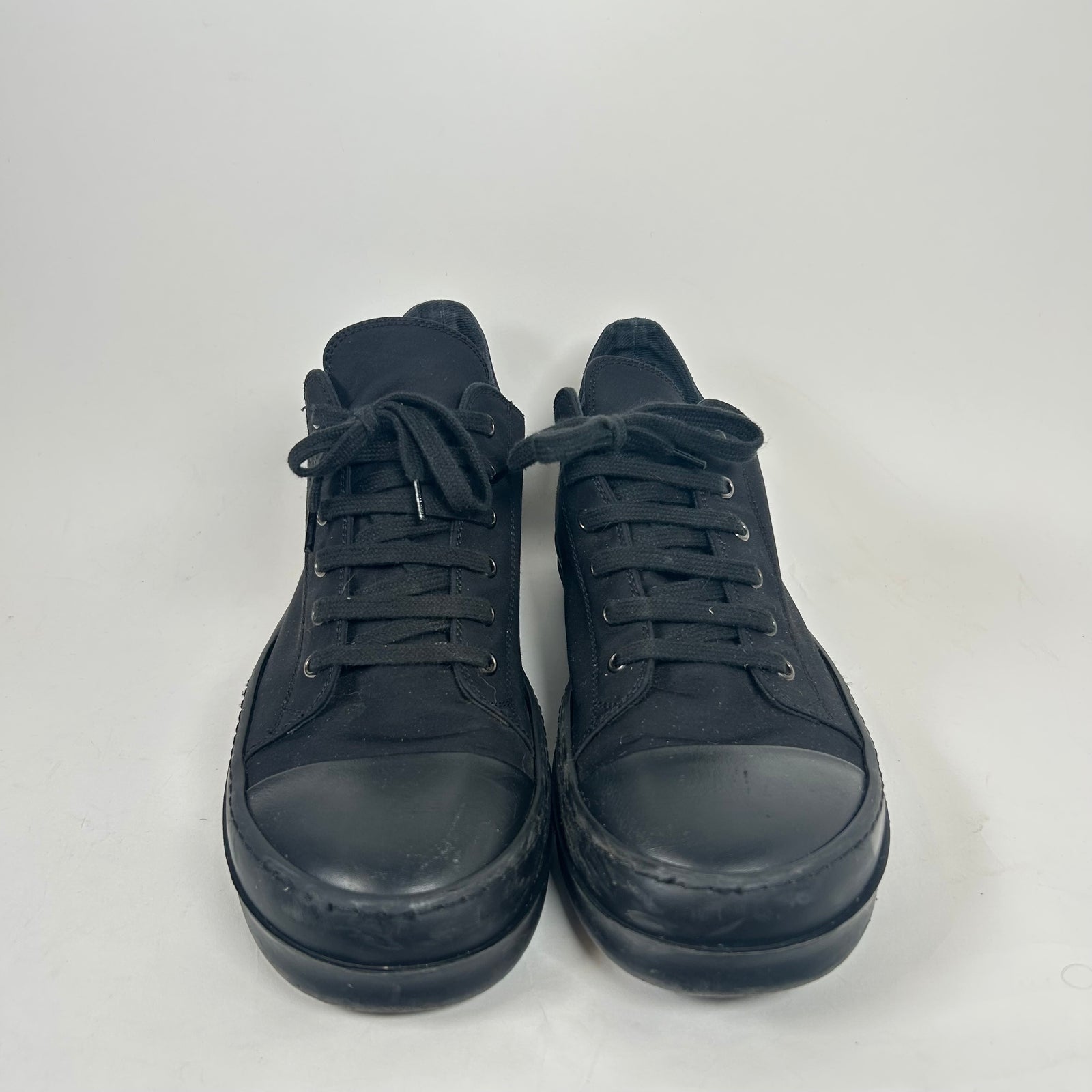 Rick Owens Drkshdw Black/Black Low Ramones Size 43