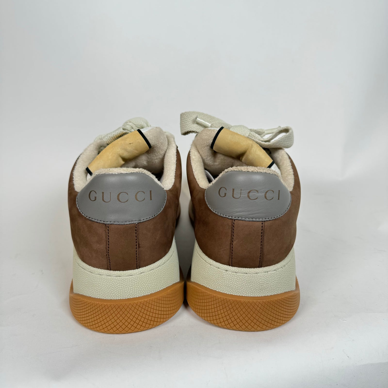 Gucci Double Screener Brown Size 8