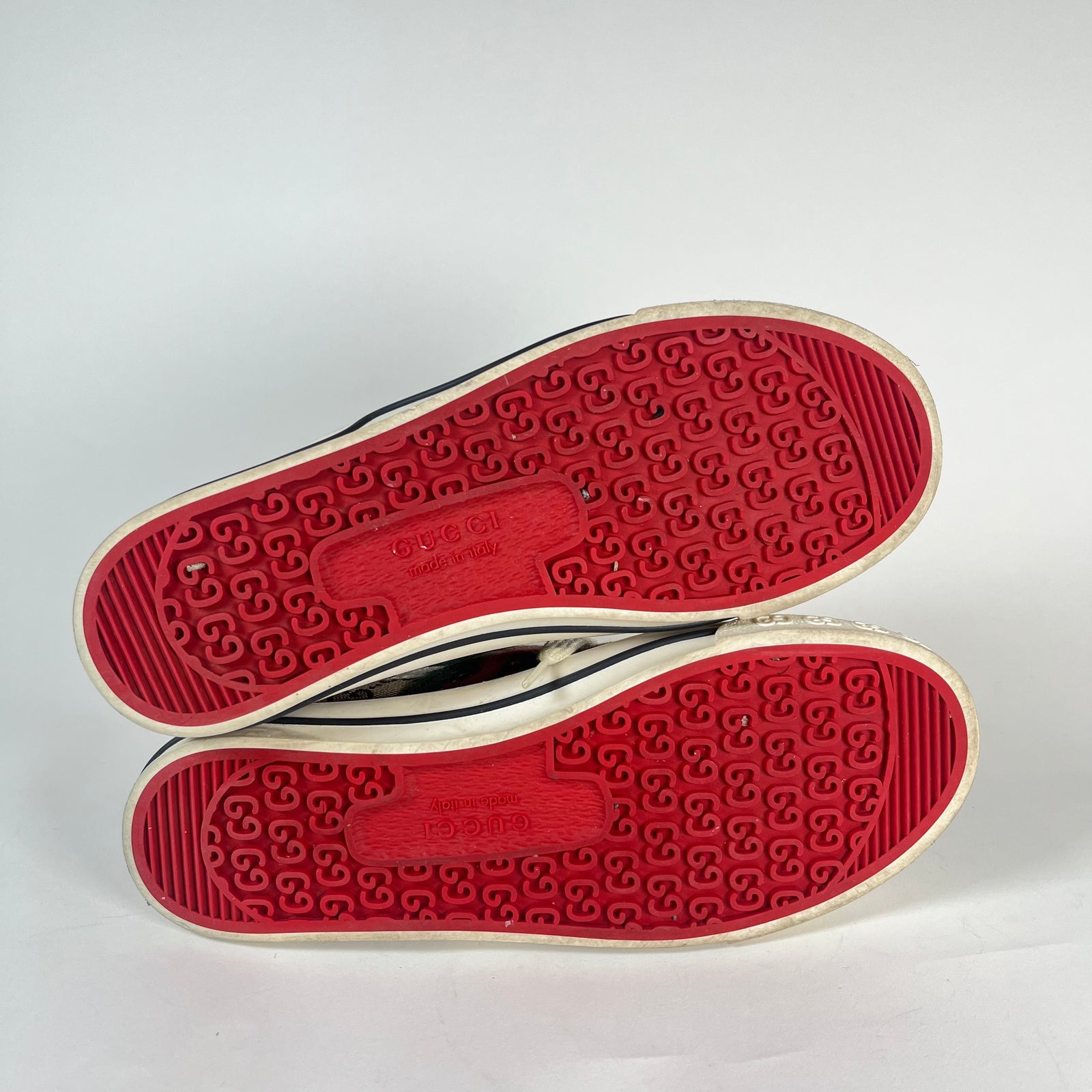 Gucci 77 Tennis High Tops Size 38