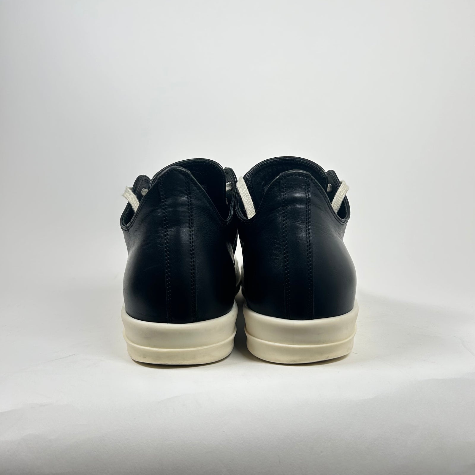 Rick Owens Leather Low Top Ramones Size 43