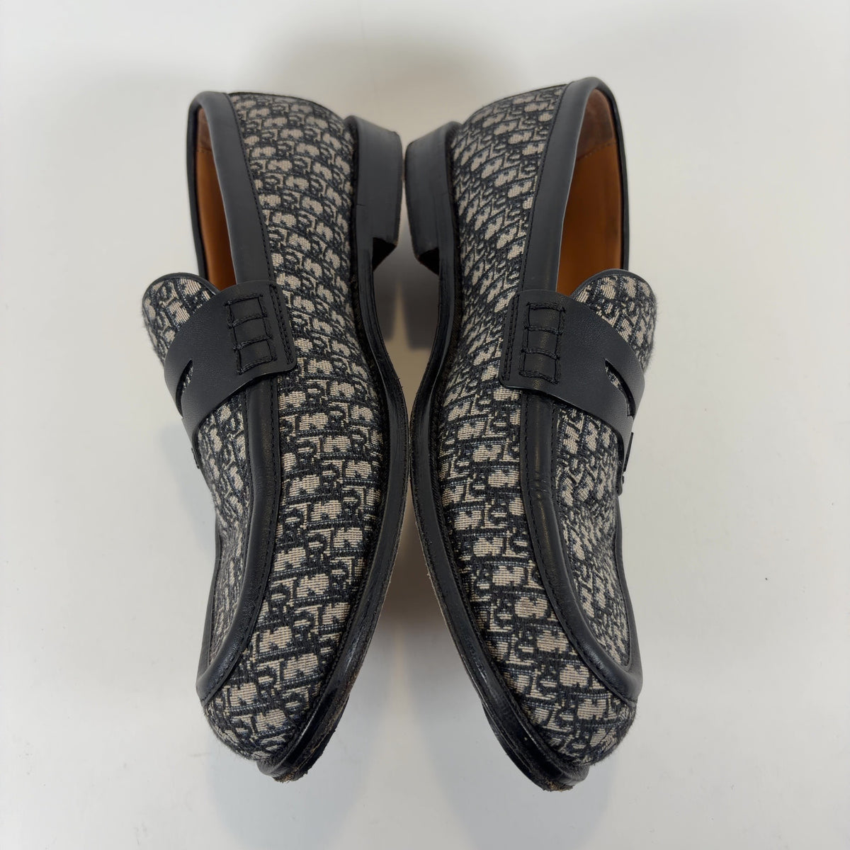 Dior Oblique Monogram Canvas Loafers