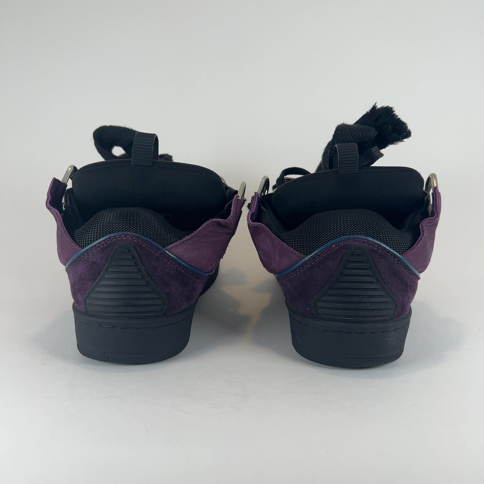 Lanvin 'Curb' Suede Low-Top Sneakers