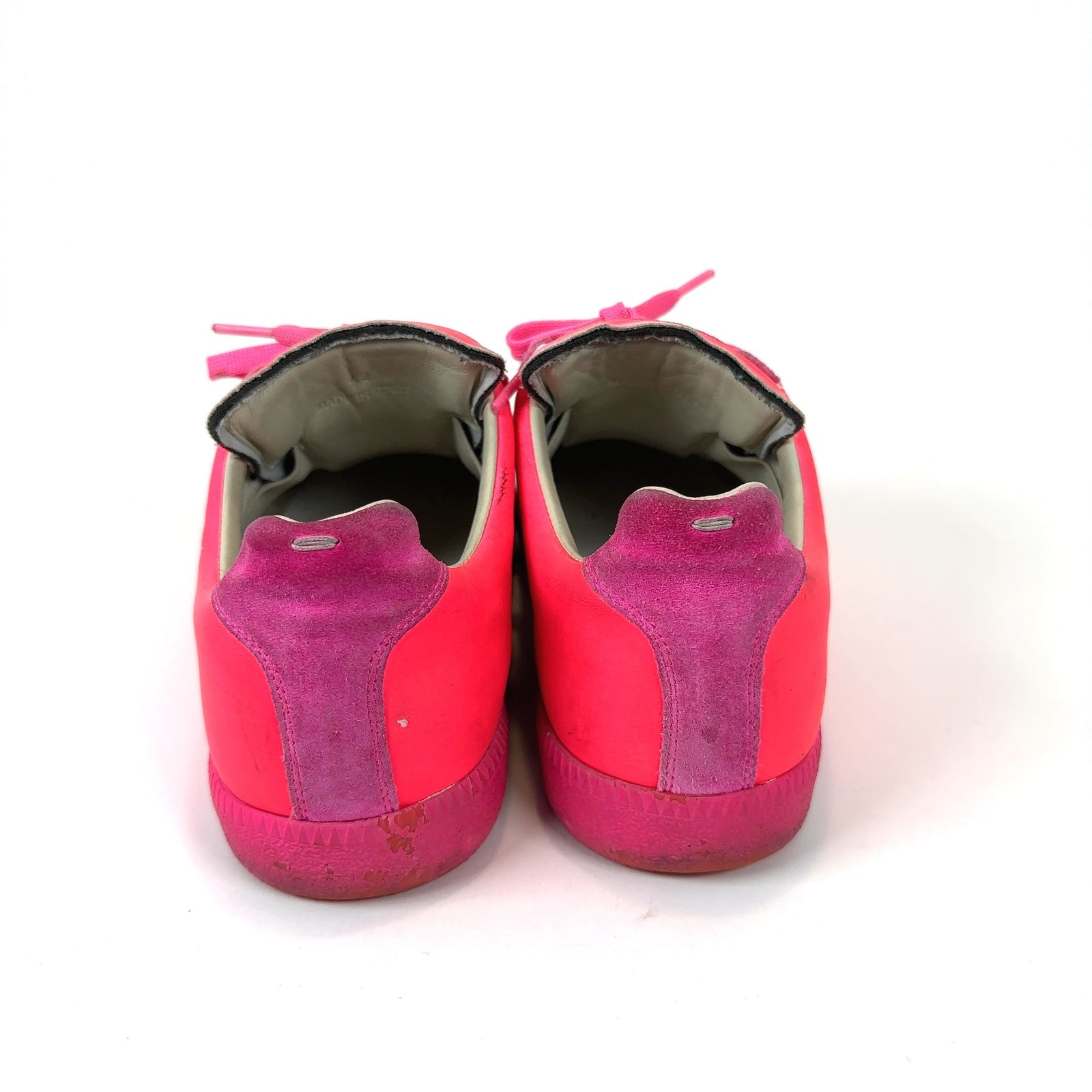 Maison Margiela Pink 'GAT' Low-top Sneakers