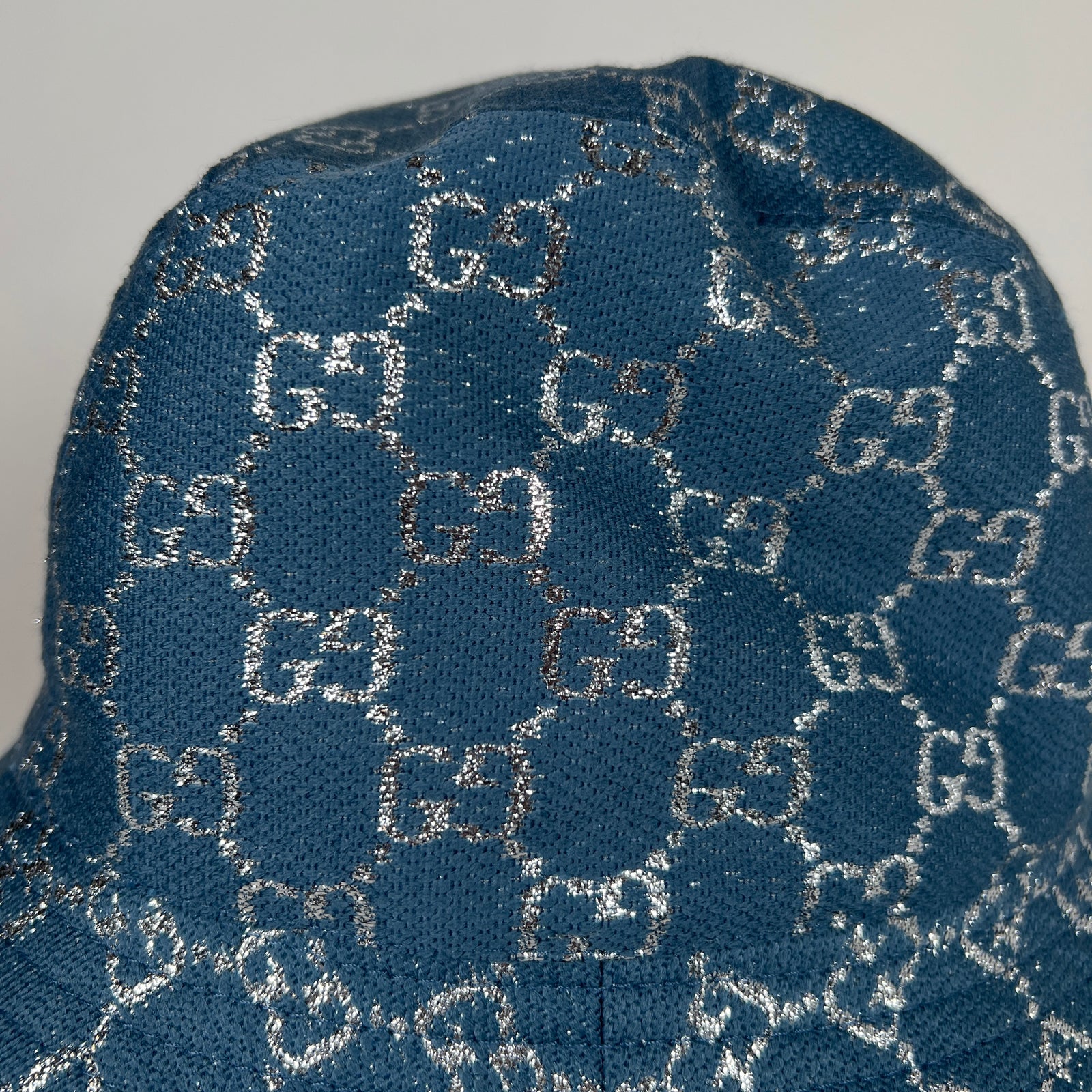 Gucci GG Sparkly Bucket Denim