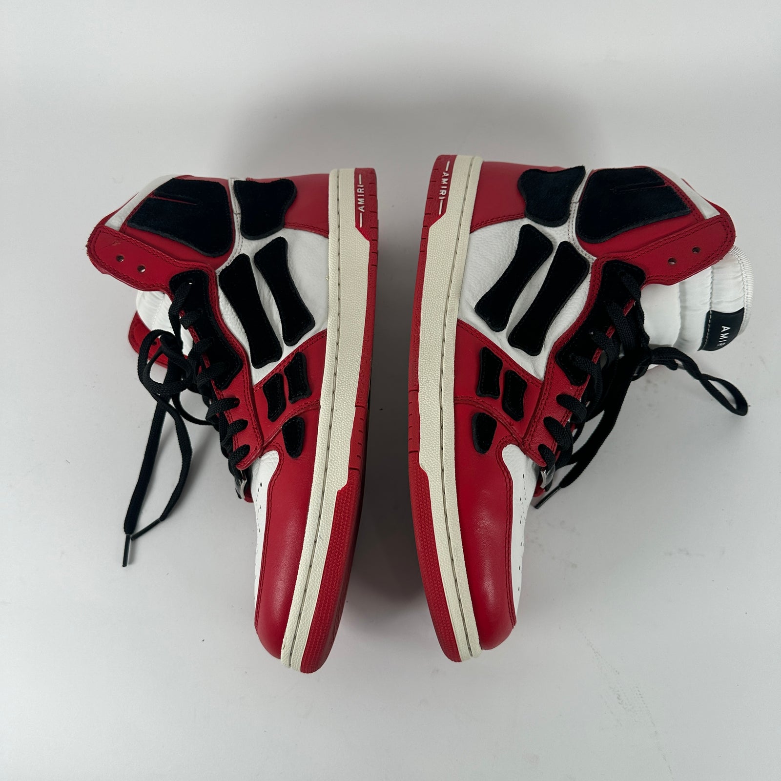 Amiri Bred Skeleton High-Tops Size 11