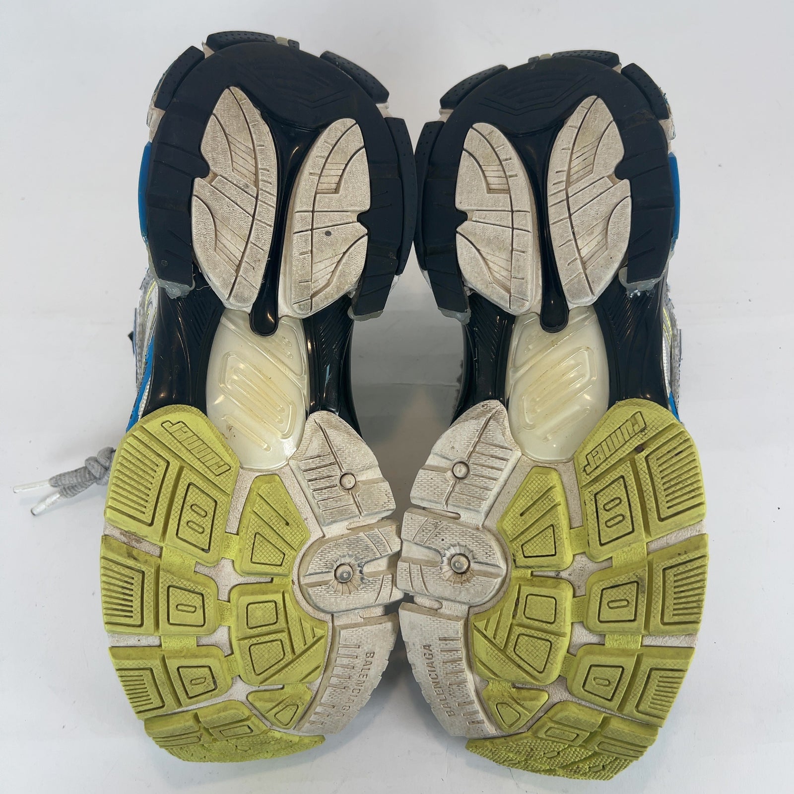 Balenciaga Yellow/Blue Mesh Runners