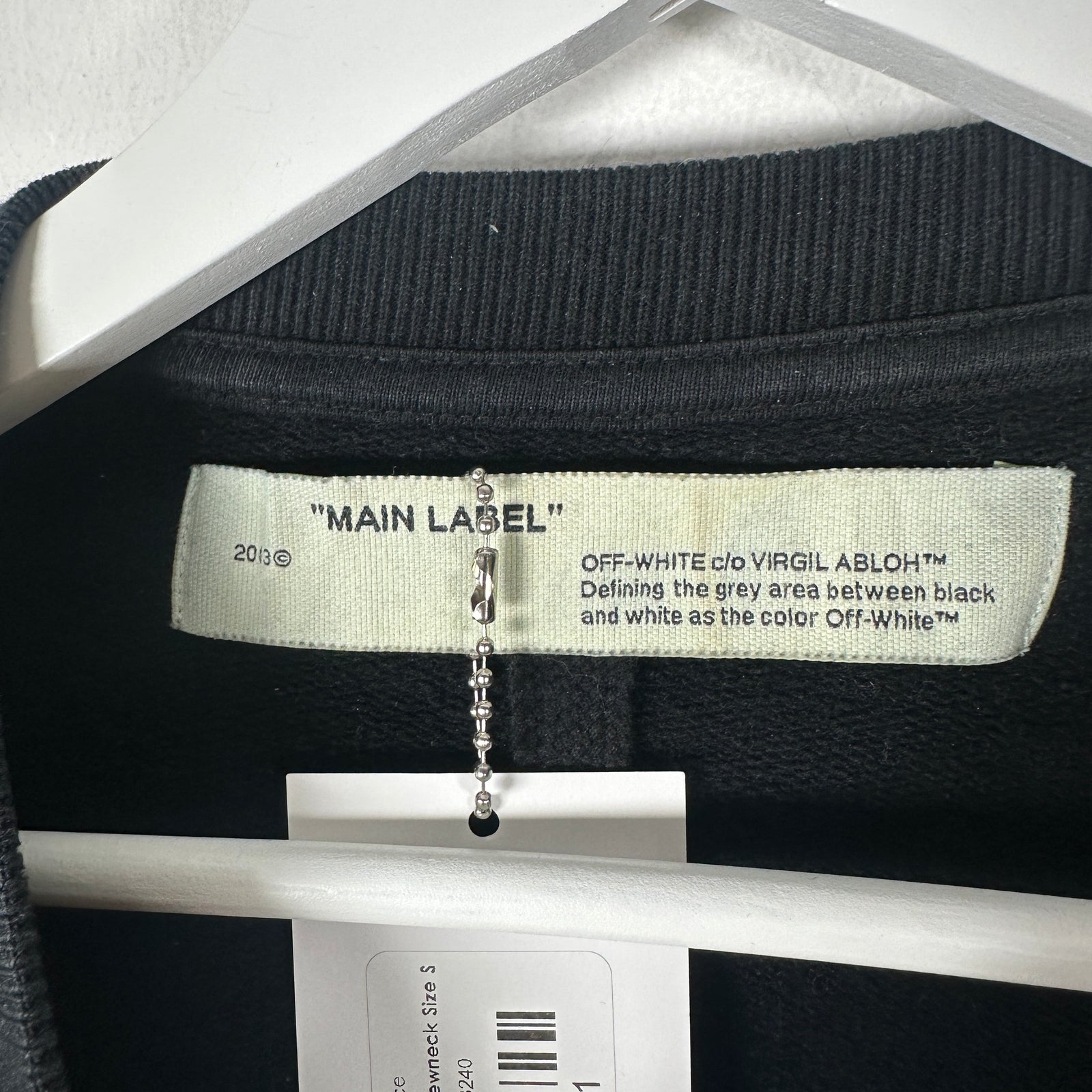 Off-White Stencil Sleeves Crewneck Size S