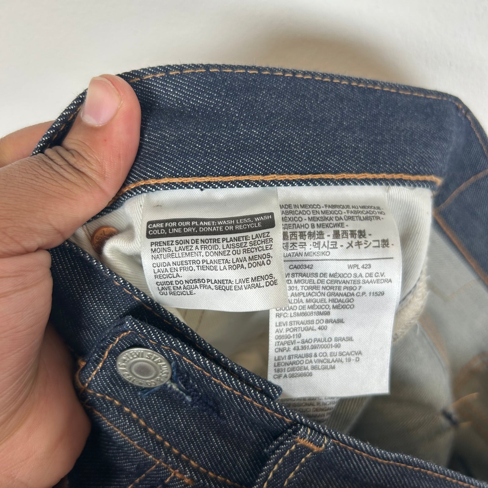 Denim Tears Raw Denim Wreath Jeans Size 31