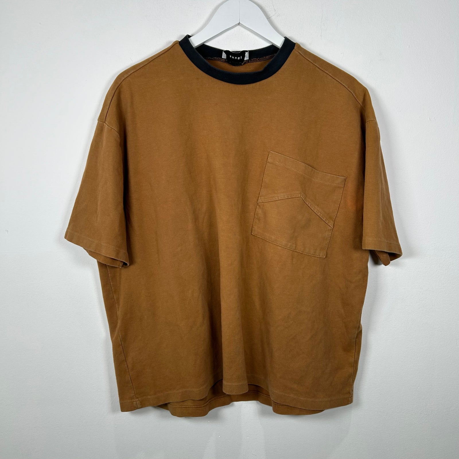 Rhude Brown Triangle Logo Pocket T-Shirt Size S