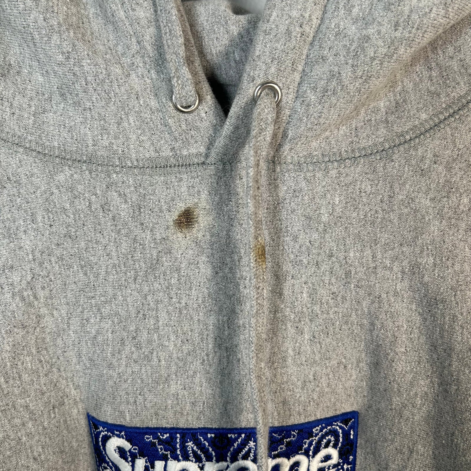 Supreme Paisley Box Logo Hoodie Size XL