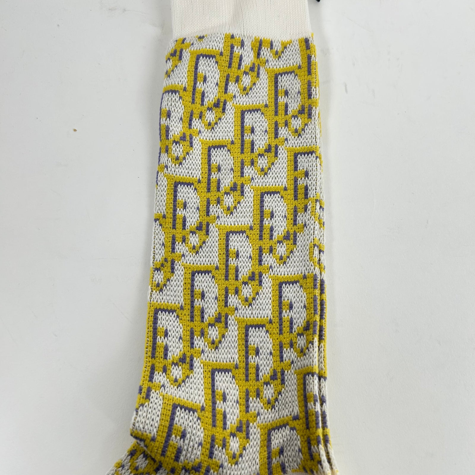 Dior Yellow/Purple Oblique Socks