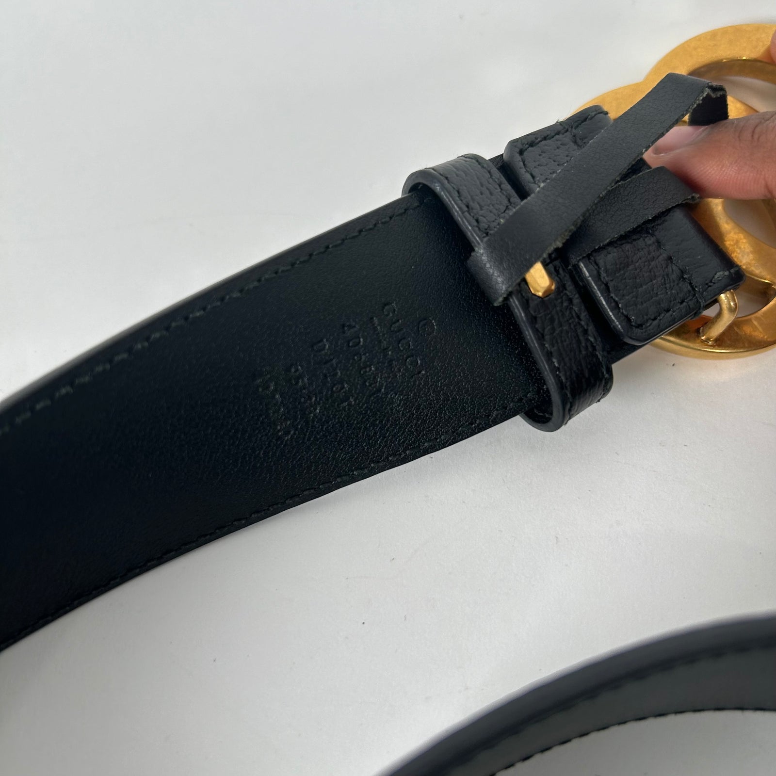 Gucci Large GG Belt Size 38