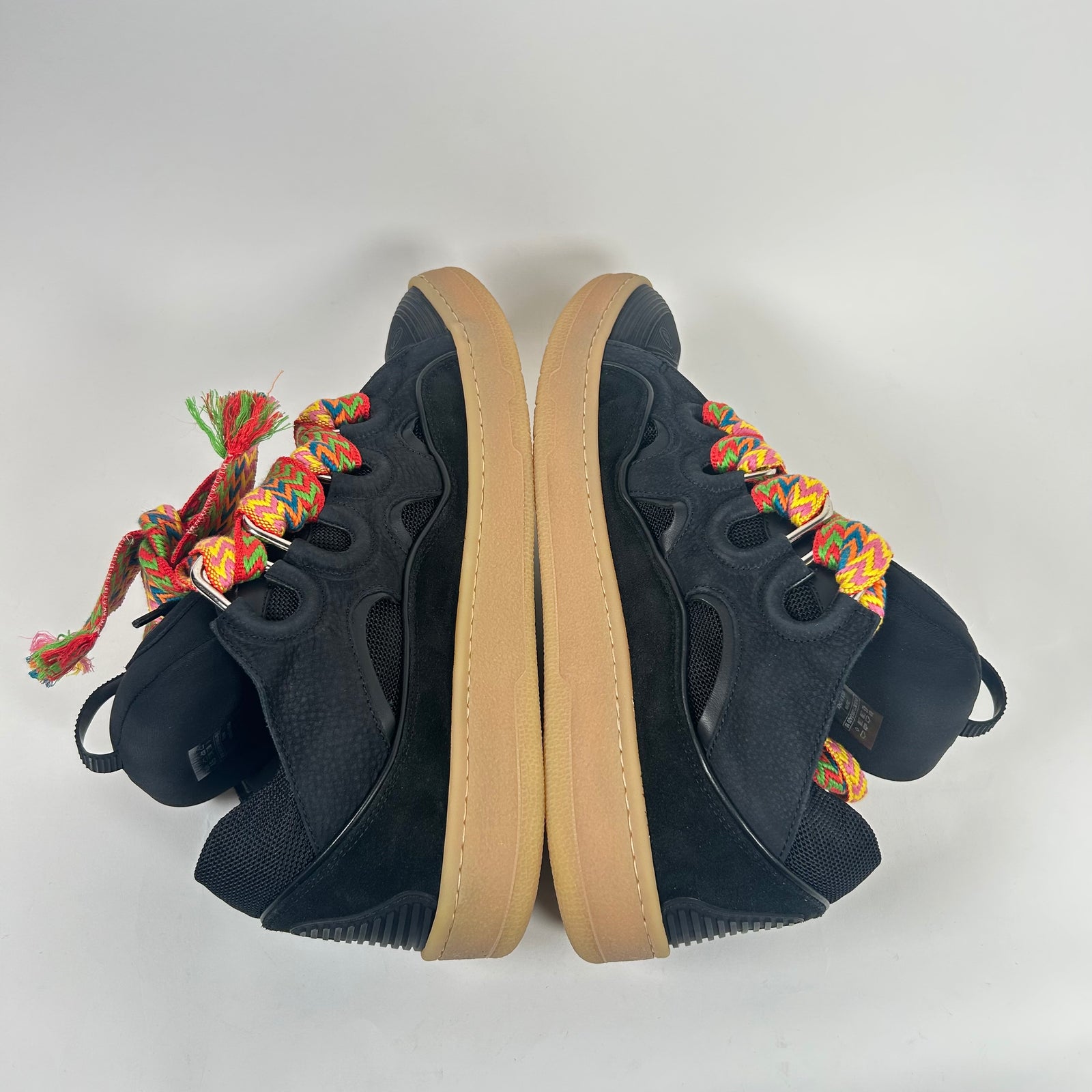 Lanvin Black Curb Sneaker Size 45
