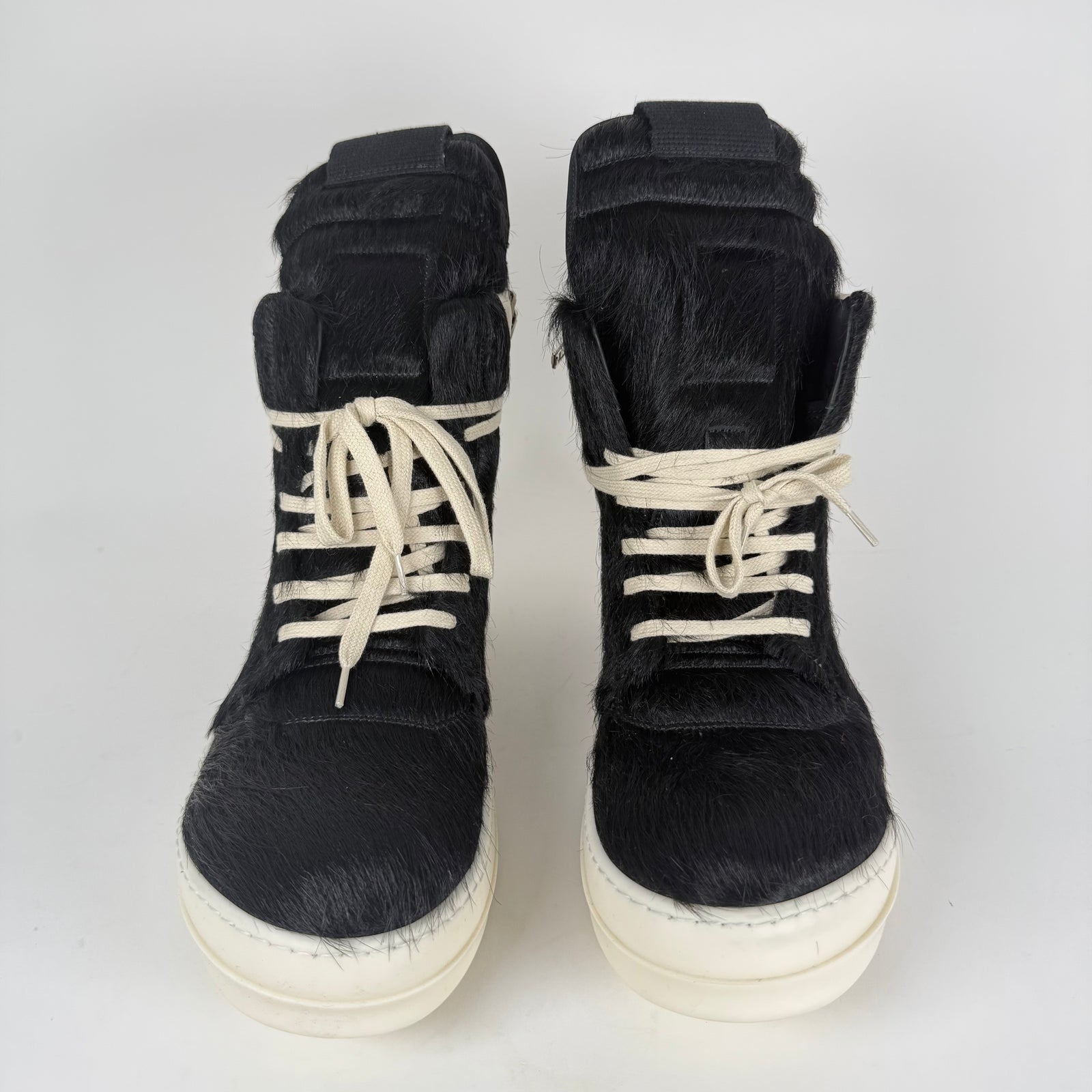 Rick Owens Ponyhair Geobaskets Size 43.5