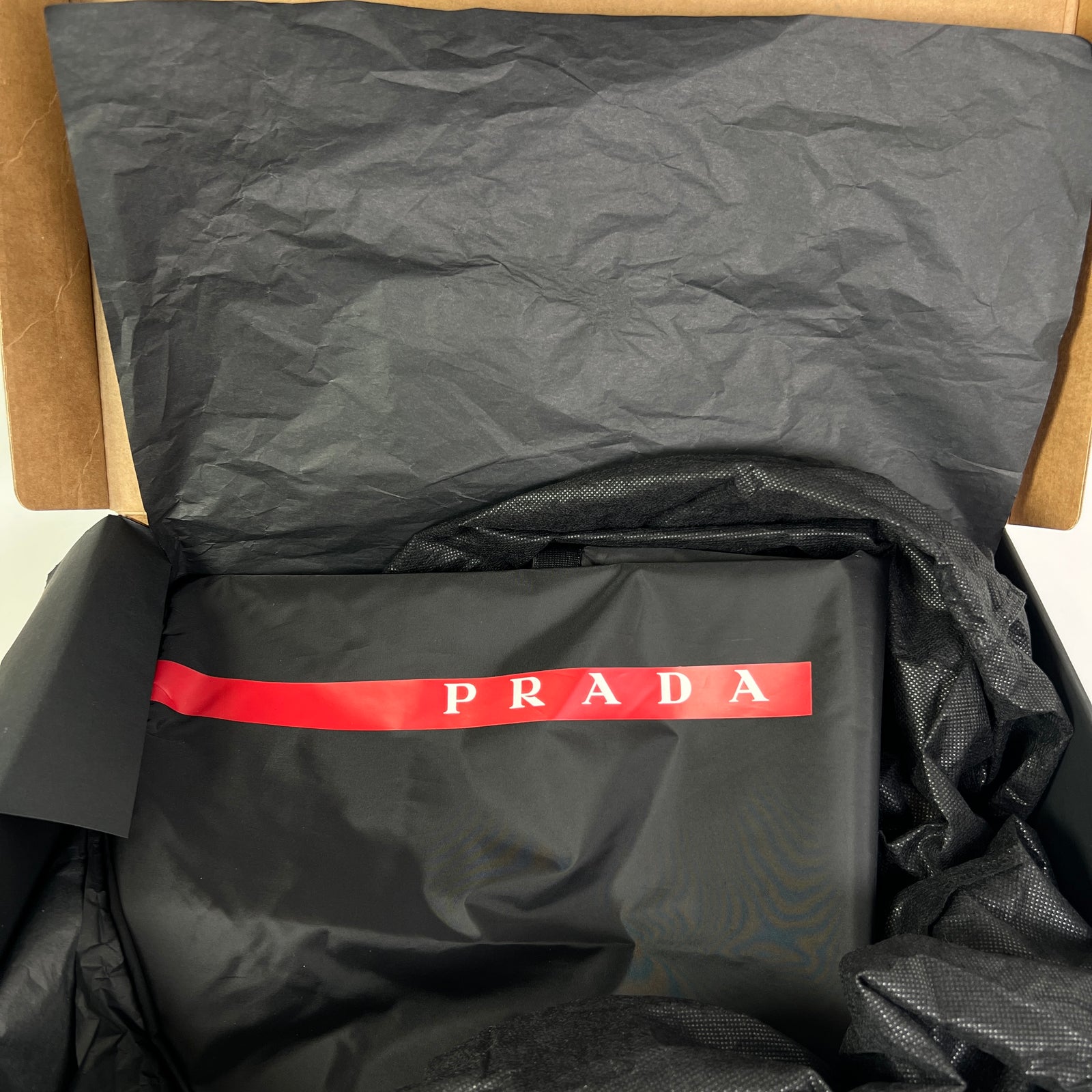 Prada Black Patent Leather America Cups