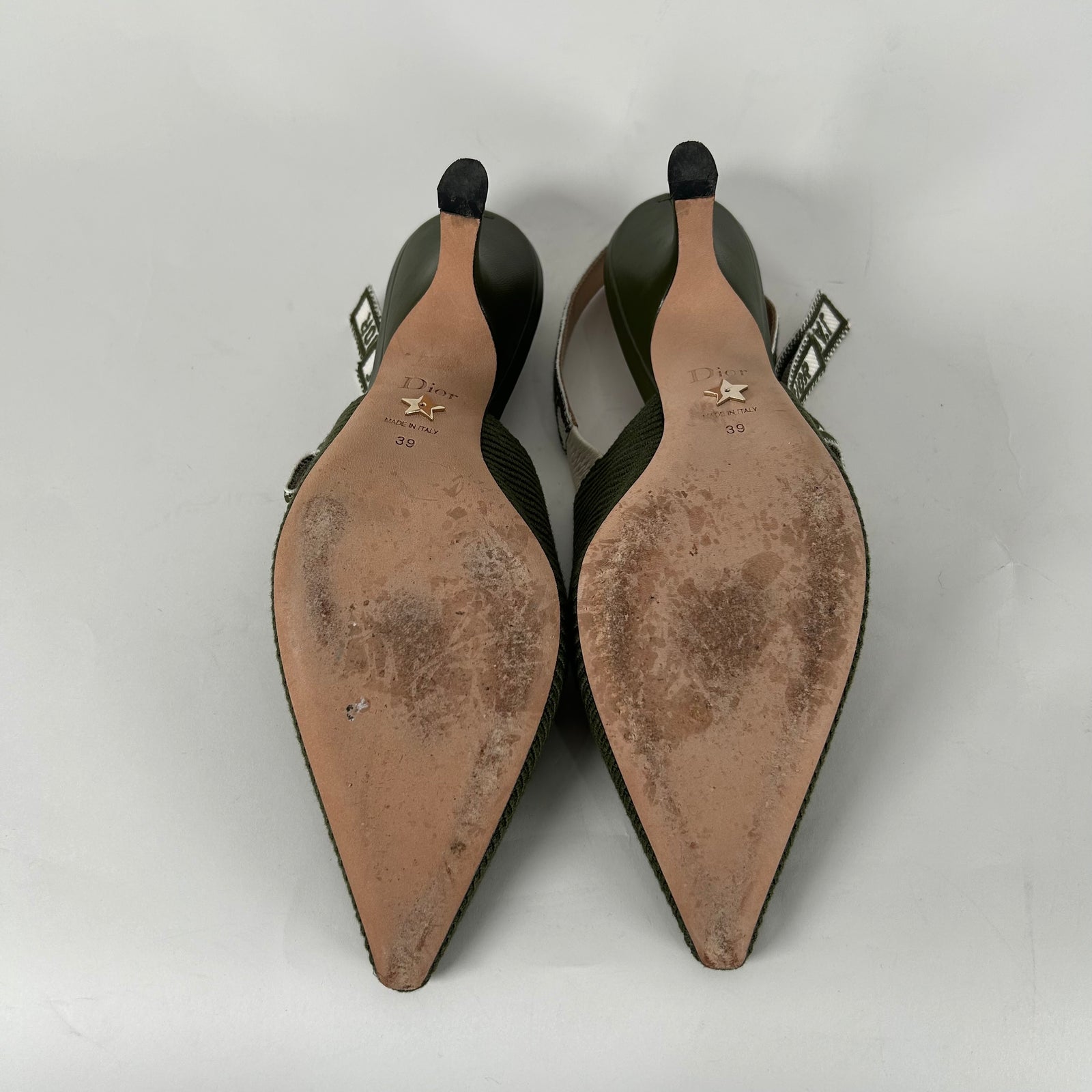 Dior J'adior Gren Slingback Pumps Size 39