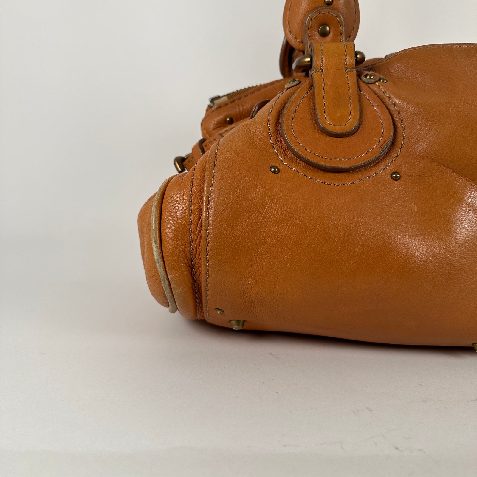 Chloe Paddington Lock Leather Handbag