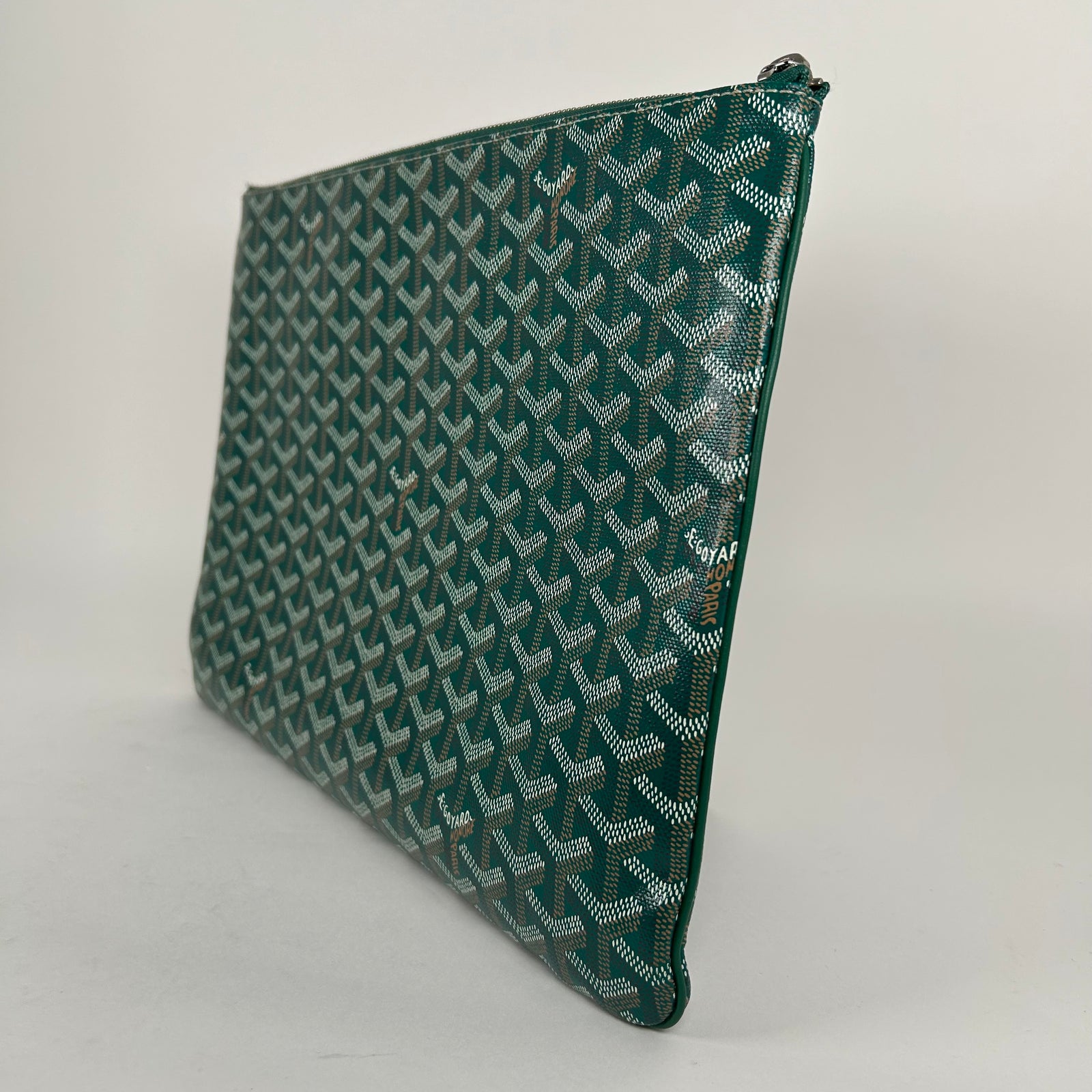 Goyard Senat Green Pouch