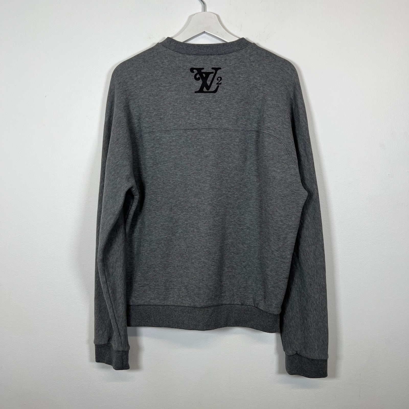 Louis Vuitton x Nigo Grey Spell-out Logo Crewneck Size S