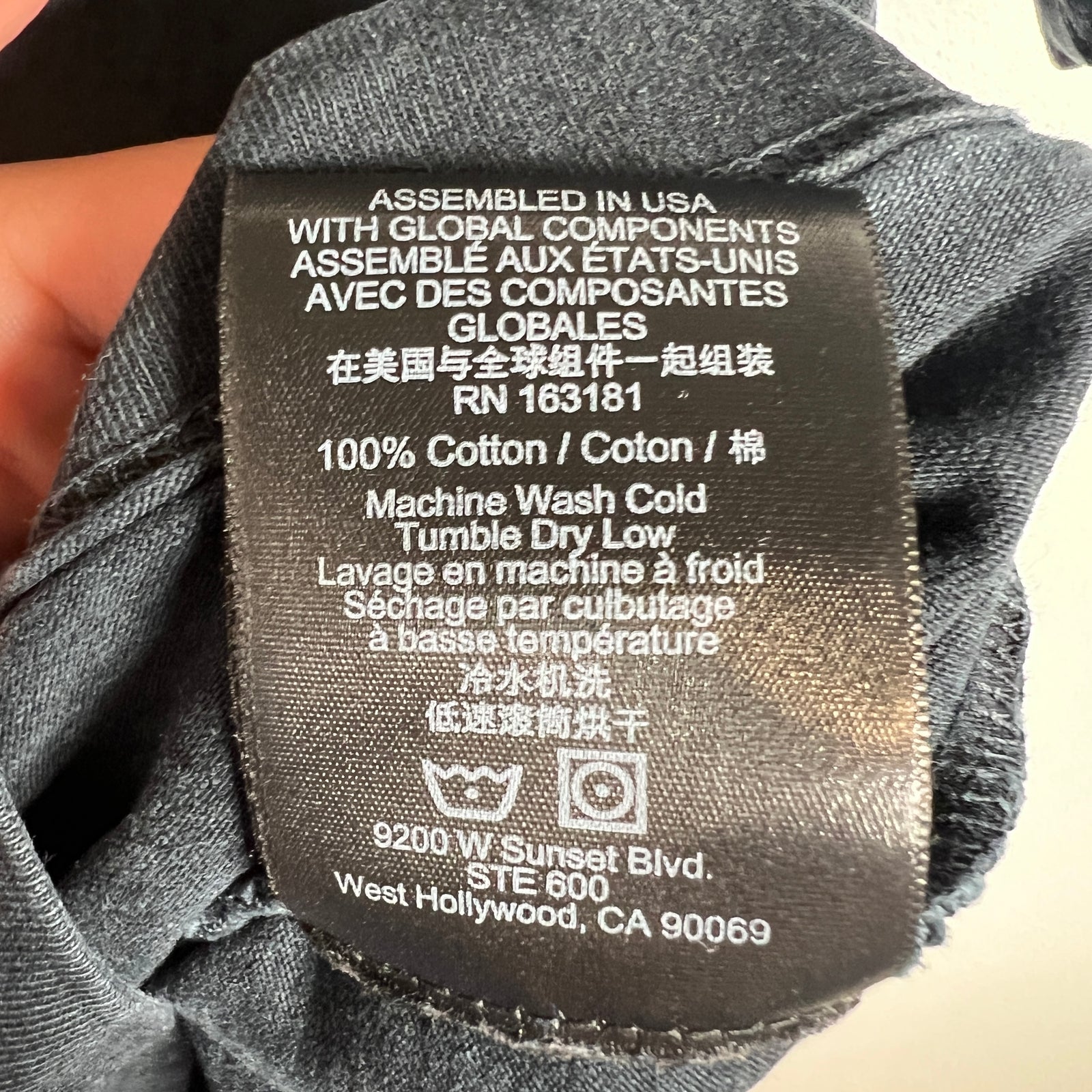 Rhude Navy St. Barth Tee Size M