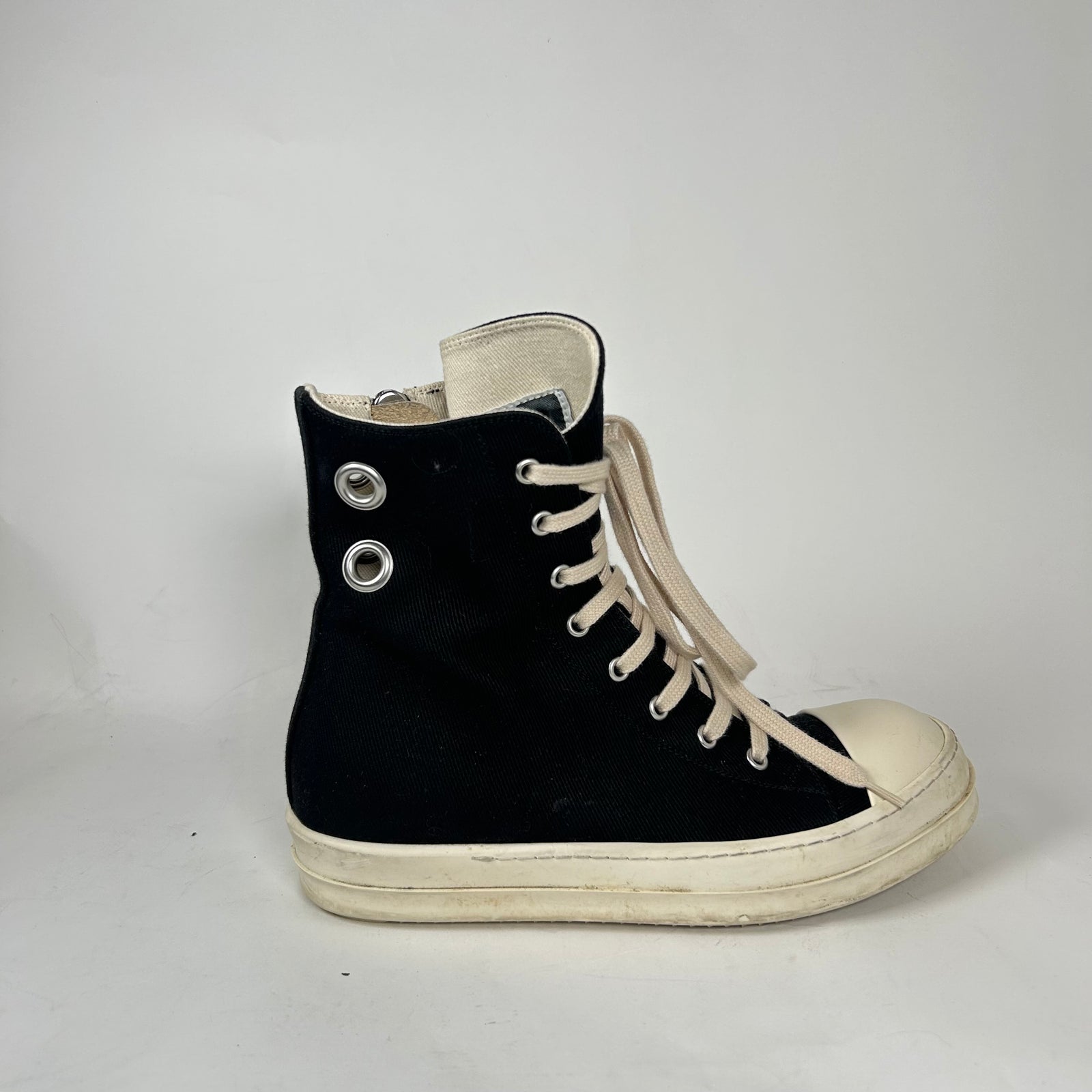 Rick Owens Black Gimp Ramones Size 39