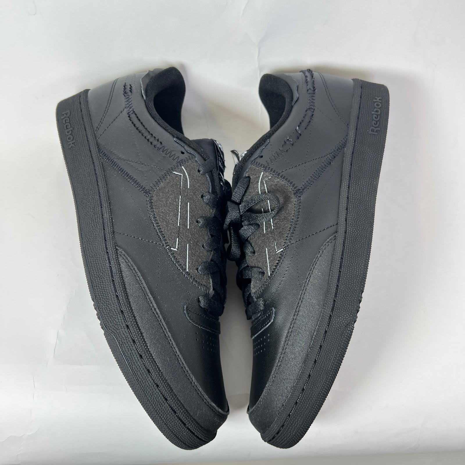 Maison Margiela x Reebok Black Club-C Sneaker Size 12