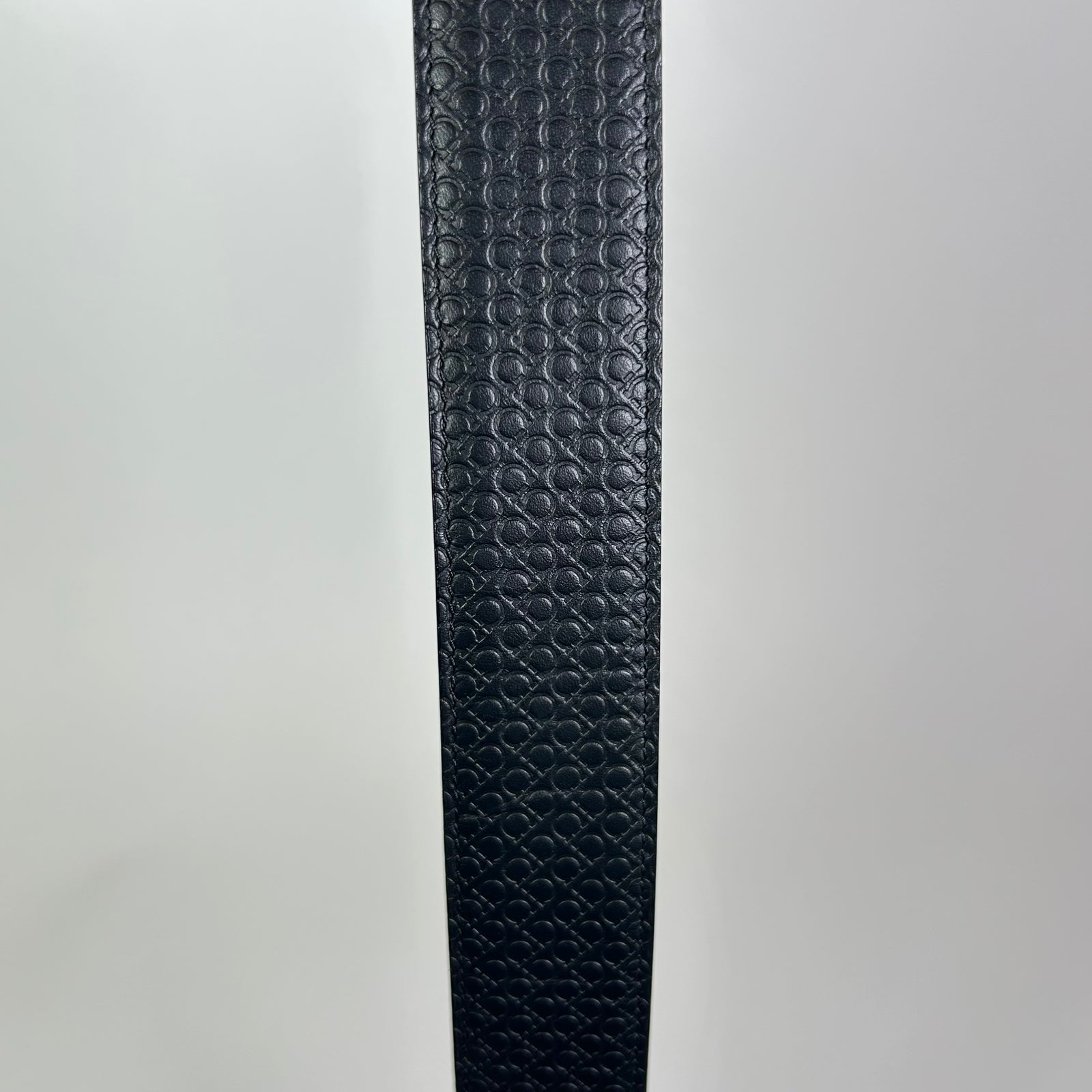 Salvatore Ferragamo Gancini Embossed Reversible Belt