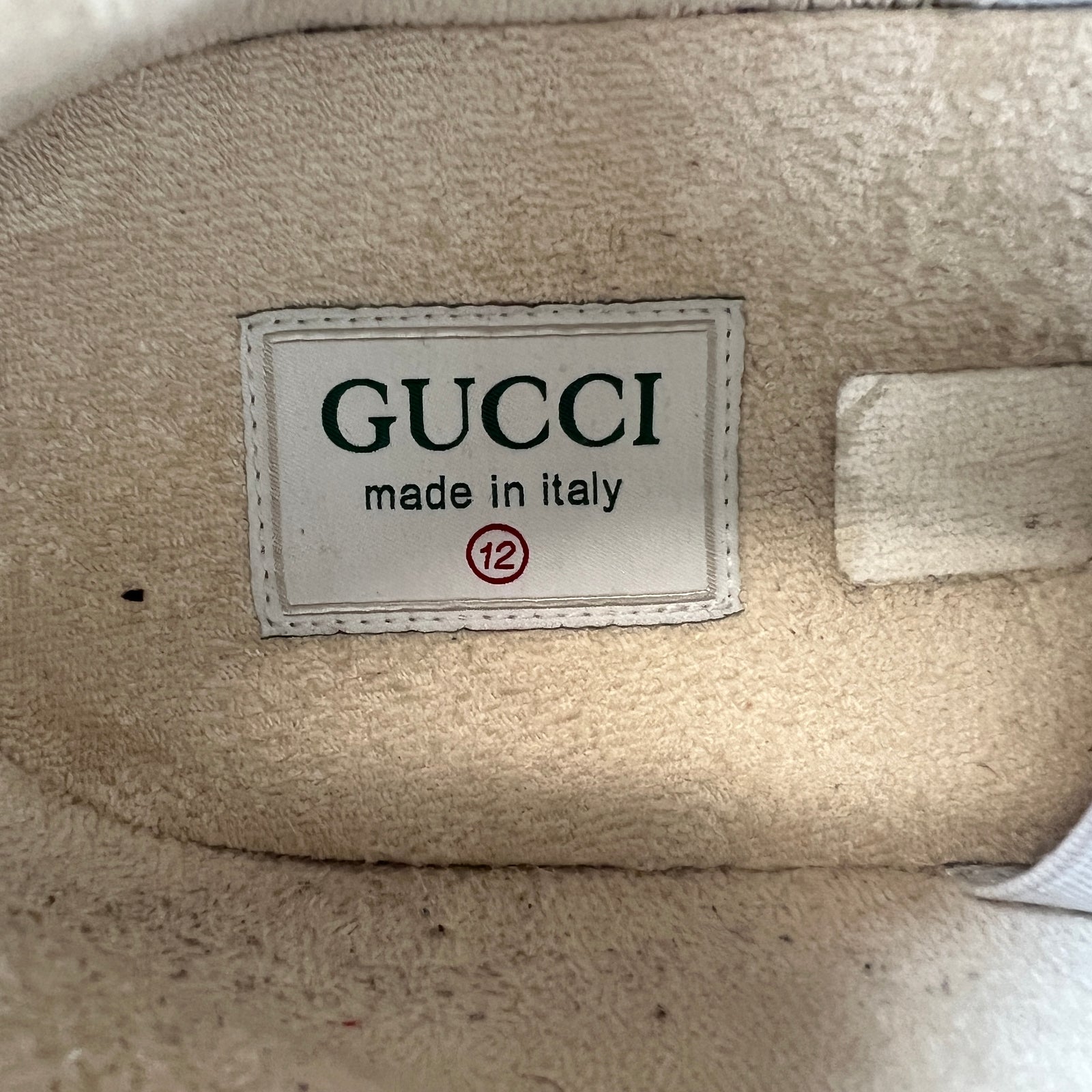 Gucci Ultrapace Silver Sparkle Size 12