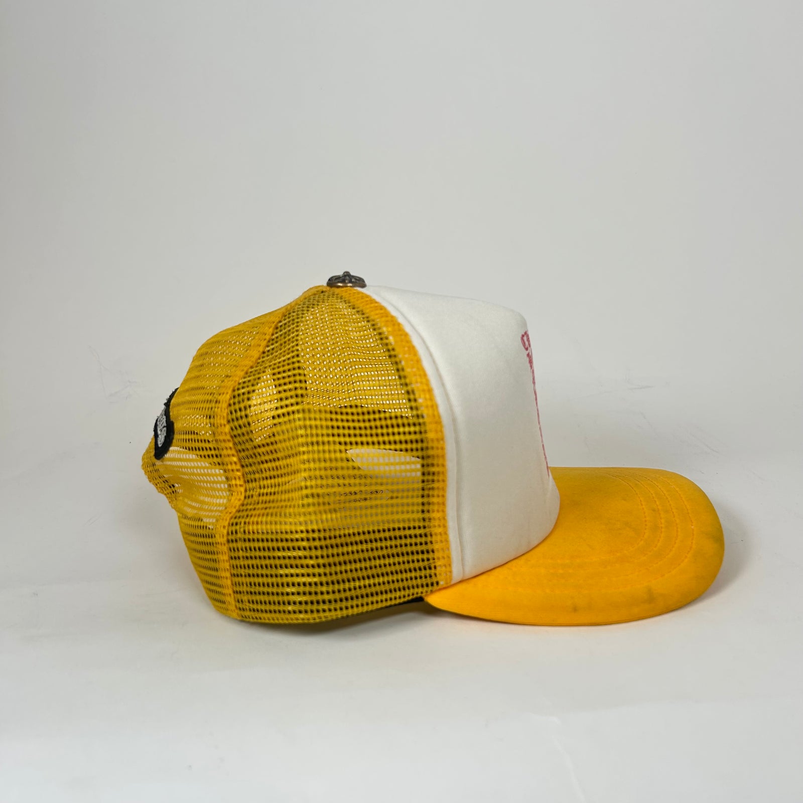 Chrome Hearts Yellow Eye Chart Trucker Hat