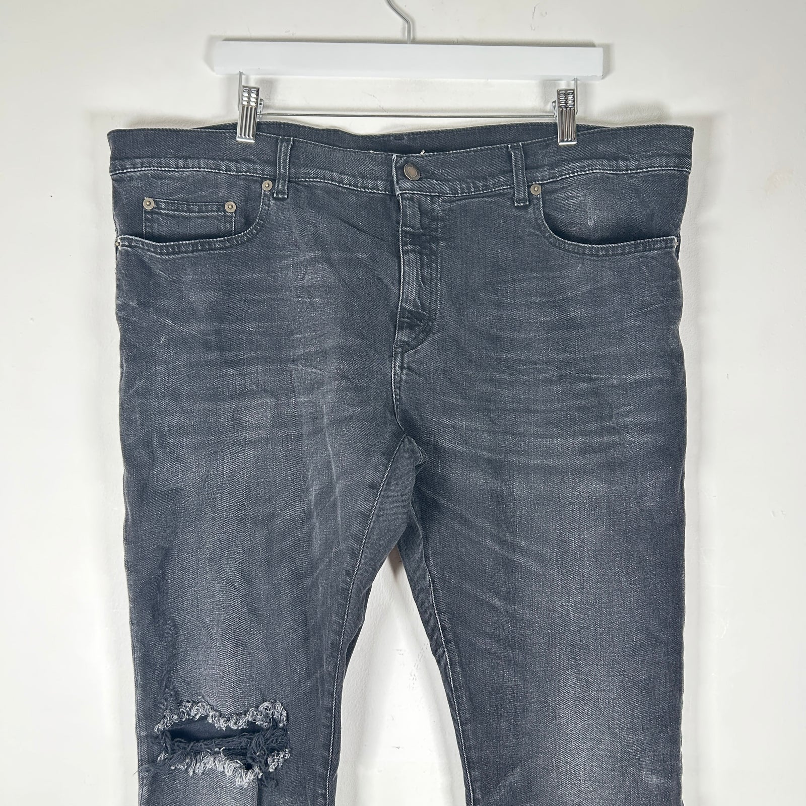 Saint Laurent Distressed D02 Black Jeans Size 38