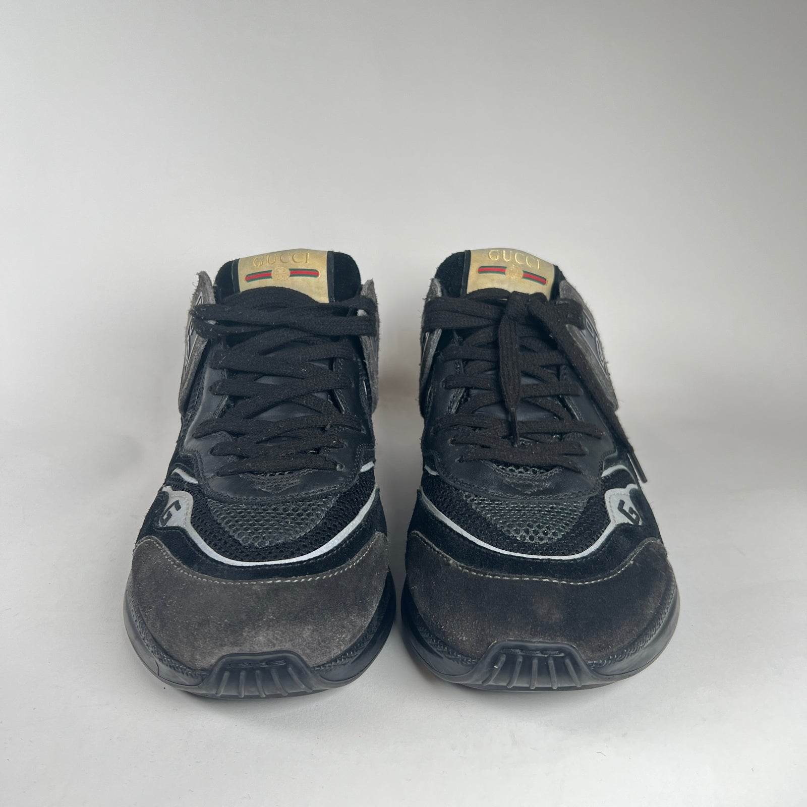 Gucci Black Suede Ultrapace Sneaker Size 10