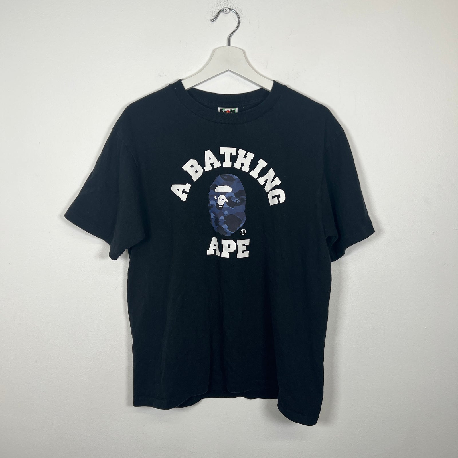 Bape Navy Head T-Shirt Size M