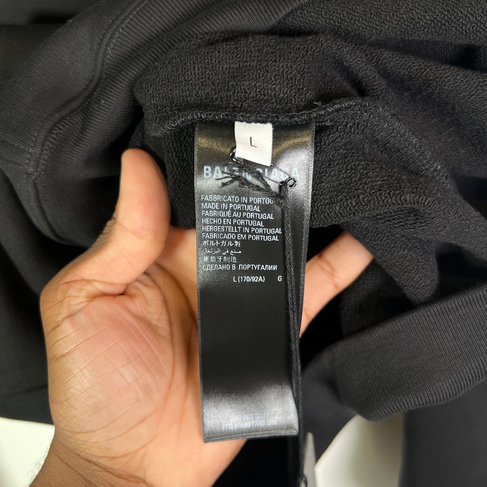 Balenciaga Campaign Logo Hoodie