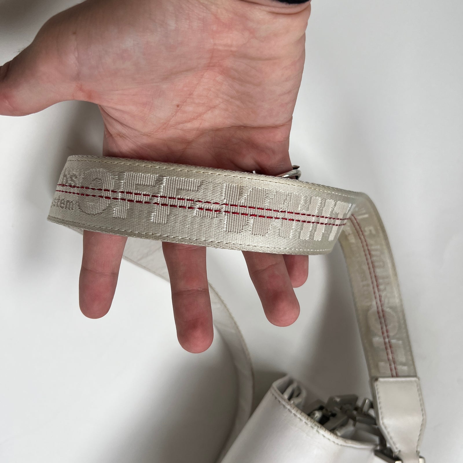 Off-White Paper Clip White Bag