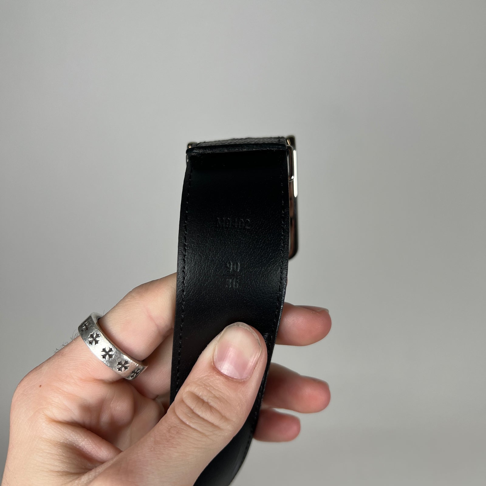 Louis Vuitton Black Damier Ceinture Belt