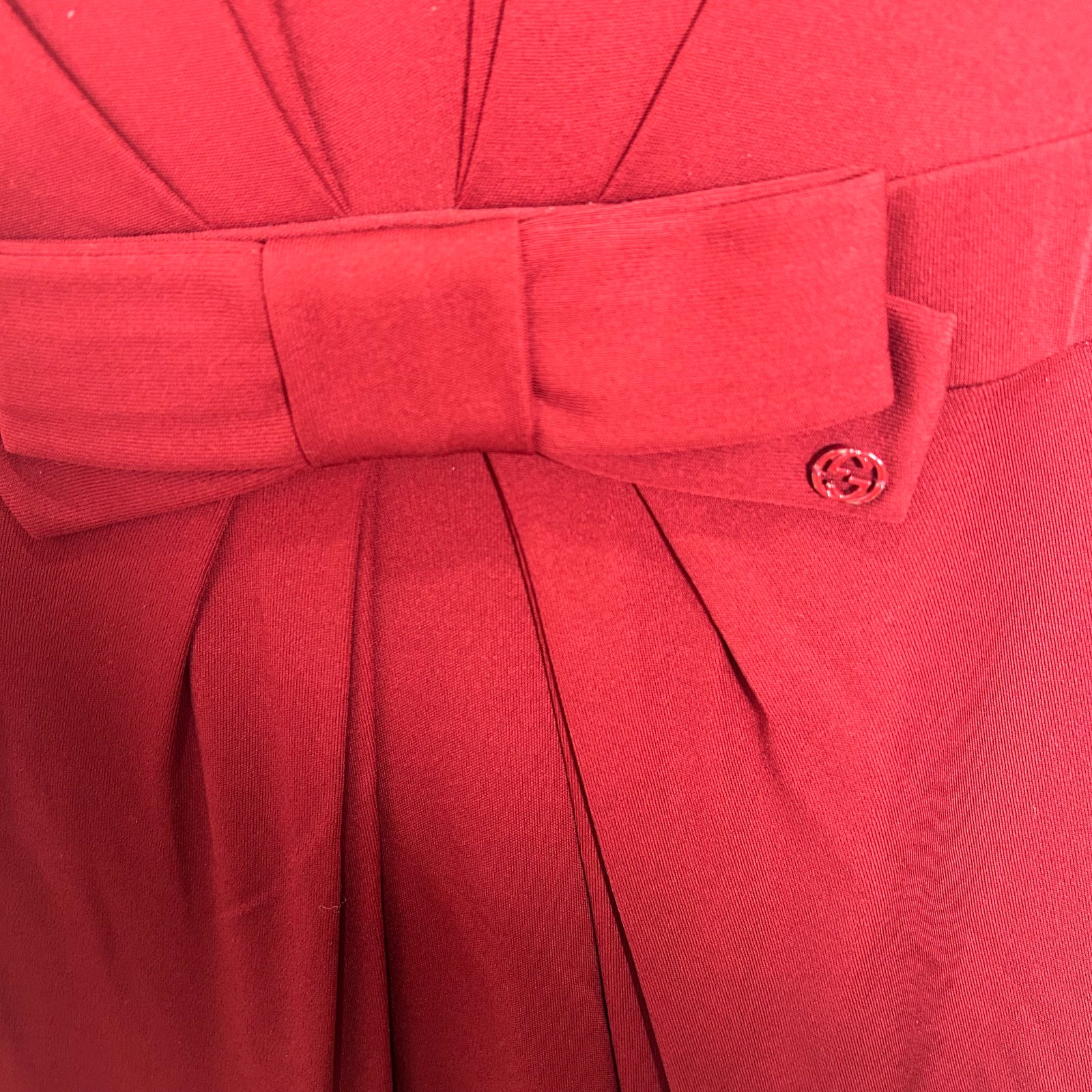 Gucci Red Silk Dress Size Large
